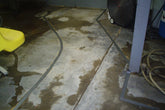 Cleaning and priming concrete surface prior to Belzona 4151 application
